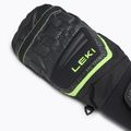 Rękawice narciarskie dziecięce LEKI WCR Team 3D Junior Mitt black/ ice lemon 5