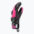 Rękawice narciarskie damskie LEKI WCR Venom SL 3D Mitt black/pink 10