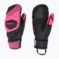 Rękawice narciarskie damskie LEKI WCR Venom SL 3D Mitt black/pink