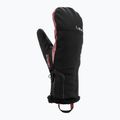 Rękawice narciarskie damskie LEKI Vallarta 3D Mitt black/ rose