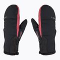 Rękawice narciarskie damskie LEKI Vallarta 3D Mitt black/ rose 3