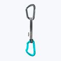 Ekspres wspinaczkowy EDELRID Pure Set II 18 cm slate-icemint