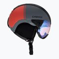 Kask narciarski CASCO SP-2 Visor Photomatic structured arsenic gray/red 4