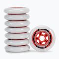 Kółka do rolek z łożyskami Powerslide PS One Spacer/Bearings 100 mm/82A 8 szt. red 2