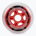 Kółka do rolek z łożyskami Powerslide PS One Spacer/Bearings 90 mm/82A 8 szt. red