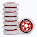Kółka do rolek z łożyskami Powerslide PS One Spacer/Bearings 90 mm/82A 8 szt. red 2