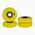 Kółka do rolek UNDERCOVER WHEELS Team 80 mm/86A 4 szt. yellow 2