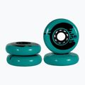 Kółka do rolek UNDERCOVER WHEELS Cosmic 80 mm/88A 4 szt. roche teal 3