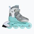 Rolki dziecięce Powerslide Rocket grey/teal 10