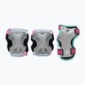 Zestaw ochraniaczy dziecięcych Powerslide Kids Pro Set grey/pink