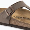 Klapki BIRKENSTOCK Gizeh Birkibuc Narrow mocca 13