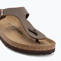 Klapki BIRKENSTOCK Gizeh Birkibuc Narrow mocca 7