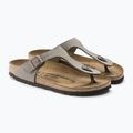 Klapki BIRKENSTOCK Gizeh Birkibuc Narrow stone 3