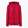 Bluza piłkarska dziecięca Capelli Basics Youth Zip Hoodie red