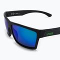Okulary przeciwsłoneczne UVEX Lgl 29 black mat/mirror green 5
