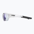 Okulary przeciwsłoneczne UVEX Sportstyle 803 Race Small V  white/litemirror blue 7