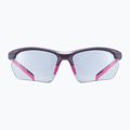 Okulary przeciwsłoneczne UVEX Sportstyle 802 Small V  purple pink matt/smoke 2