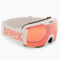 Gogle narciarskie UVEX Downhill 2000 S CV white/mirror rose colorvision orange