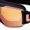 Gogle narciarskie UVEX Downhill 2000 S black matt/mirror rose colorvision yellow 5
