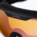 Gogle narciarskie UVEX Downhill 2000 S black matt/mirror rose colorvision yellow 6