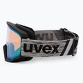Gogle narciarskie UVEX Athletic FM black matt/mirror green lasergold lite 4