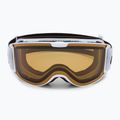 Gogle narciarskie UVEX Skyper P white matt/polavision brown/clear 2