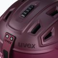 Kask narciarski UVEX Fierce berry mat 7