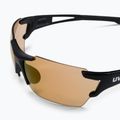 Okulary przeciwsłoneczne UVEX Sportstyle 803 Race CV V black matt/colorvision litemirror red 5