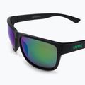 Okulary przeciwsłoneczne UVEX Lgl 36 CV black matt/colorvision mirror green 5