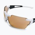 Okulary przeciwsłoneczne UVEX Sportstyle 803 Race CV V white black matt/colorvision litermirror red 5