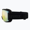 Gogle narciarskie UVEX Downhill 2100 V black matt/mirror rainbow variomattic/clear 4