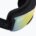 Gogle narciarskie UVEX Downhill 2100 V black matt/mirror rainbow variomattic/clear 6