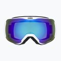 Gogle narciarskie UVEX Downhill 2100 CV white matt/mirror blue colorvision green 7