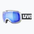 Gogle narciarskie UVEX Downhill 2100 CV white matt/mirror blue colorvision green 8