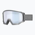 Gogle narciarskie UVEX Athletic FM rhino matt/mirror silver blue 7