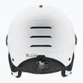 Kask narciarski dziecięcy UVEX Rocket Visor Jr white/black matt/mirror blue/smoke 3