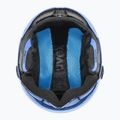 Kask narciarski dziecięcy UVEX Rocket Visor Jr blue matt/mirror blue/smoke 5