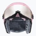 Kask narciarski dziecięcy UVEX Rocket Visor Jr pink confetti matt/mirror silver/lasergold lite 3