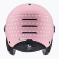 Kask narciarski dziecięcy UVEX Rocket Visor Jr pink confetti matt/mirror silver/lasergold lite 4