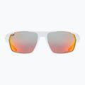Okulary przeciwsłoneczne UVEX Sportstyle 233 P white matt/polavision mirror red 7