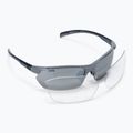 Okulary przeciwsłoneczne UVEX Sportstyle 114 Set rhino deep space mat/litemirror silver/orange 7