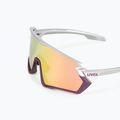 Okulary przeciwsłoneczne UVEX Sportstyle 231 silver plum matt/mirror red 5
