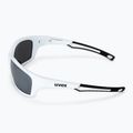 Okulary przeciwsłoneczne UVEX Sportstyle 232 P white matt/polavision mirror silver 4