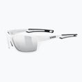 Okulary przeciwsłoneczne UVEX Sportstyle 232 P white matt/polavision mirror silver 5