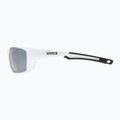Okulary przeciwsłoneczne UVEX Sportstyle 232 P white matt/polavision mirror silver 6