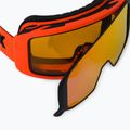 Gogle narciarskie UVEX Saga TO red matt/mirror red laser/gold lite/clear 6