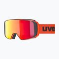 Gogle narciarskie UVEX Saga TO red matt/mirror red laser/gold lite/clear 8