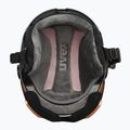 Kask narciarski dziecięcy UVEX Rocket Visor Jr rhino/blush matt/mirror silver/lasergold lite 5