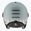 Kask narciarski dziecięcy UVEX Rocket Visor Jr rhino/blush matt/mirror silver/lasergold lite 3
