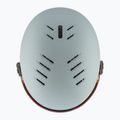 Kask narciarski dziecięcy UVEX Rocket Visor Jr rhino/blush matt/mirror silver/lasergold lite 5